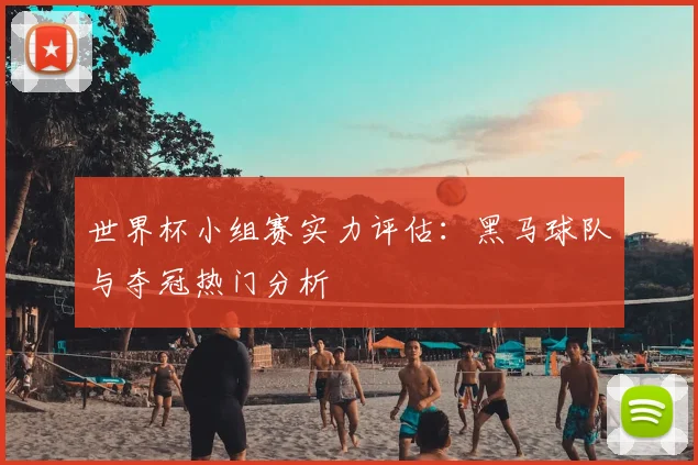 世界杯小组赛实力评估：黑马球队与夺冠热门分析
